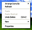 Context Menu  screen capture