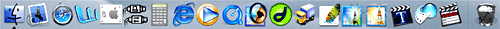 The Dock on Mac OSX